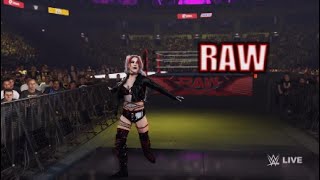 RAW BAYLEY VS CHARLOTTE [upl. by Sidwohl]