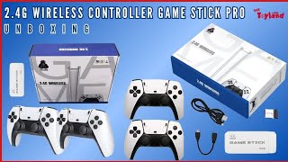 24G Wireless Controller Game Stick Pro Unboxing amp Testing  Game Stick 4K Pro  Gaming Console [upl. by Yrrah]