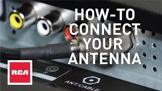 How To Connect Your Antenna to Your TV [upl. by Hecht]