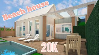 🌴 20K Beach House w a POOL  Bloxburg🌸 [upl. by Rianon]