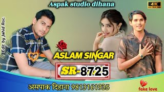 Aslam Singer New DJ SR 8725  Aspak Studio Punhana  Aspak dihana Aslam Singer Zamidar New [upl. by Asfah]