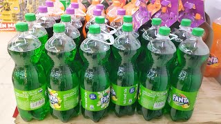 Drink Show Buying Coca cola fanta pepsi mirinda 7 up Fun ASMR TECHS [upl. by Arvie]