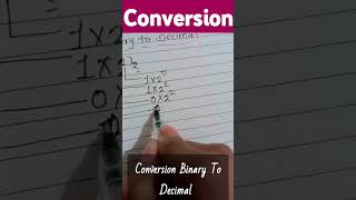 Conversion Binary To Decimal 💯💫💥💥💥📜📜📜📣📣💢💢💢🔥🔥📚📚📚😳😳 [upl. by Annala]