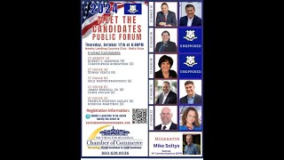 Southington Chamber Meet the Candidates Public Forum 101724 co Southington TV [upl. by Clapp590]