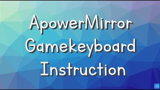 apower mirror keyboard not working how to fix [upl. by Ellerahc]