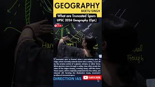 UPSC Geography Question Paper 2024  What are Truncated Spurs optionalgeography directionias [upl. by Errehs39]