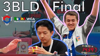 Rubiks WCA World Championship 2023 3x3x3 Blindfolded Final [upl. by Petrick]