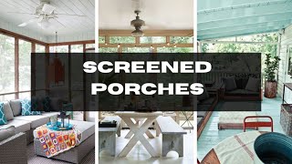 60 Screened In Porch Ideas Home Decor amp Home Design Inspiration And Then There Was Style [upl. by Rebak672]