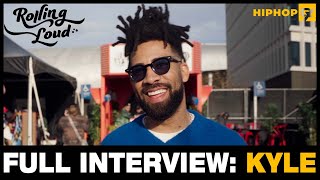 KYLE Shares What Makes Him quotSmylequot Reacts To 4Batz amp Guapdad Crashes Interview  ROLLING LOUD [upl. by Anyar756]