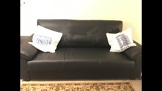 Assembling of KNISLINGE black sofa from Ikea  time lapse video [upl. by Wrightson]