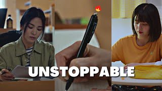 Im Unstoppable  study motivation from kdramas 📚 [upl. by Anwahs429]