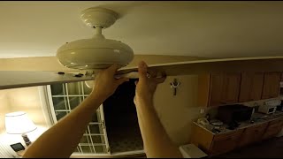 Changing the Ceiling Fan in the Dining Room 8122024 [upl. by Seline561]