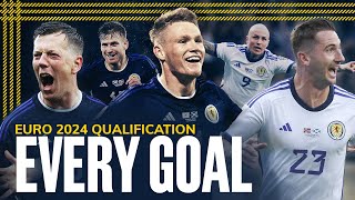 EVERY EURO 2024 Qualification Goal 🤩  McTominay McLean Dykes McGinn  Scotland National Team [upl. by Ahsekar]