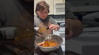 Smoked chicken on my new pit Boss p3 Hi guys Georgie here reels cooking youtubeshorts food [upl. by Wise921]