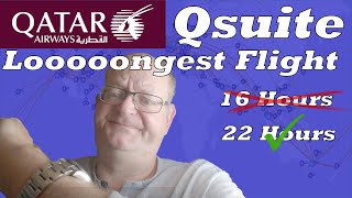 Flight Review  Worlds longest Qatar QSUITES flight  LAX to DOH [upl. by Guinn514]