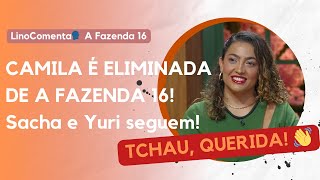 DEU RUIM 🚨 Camila é eliminada de A Fazenda 16 Veja a porcentagem afazenda [upl. by Akalam]