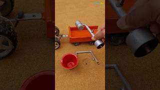 Mini tractor project mini motor water pump science project video [upl. by Osmond443]