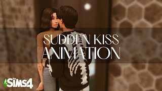 Sudden Kiss  Animation  The Sims 4 [upl. by Cheria]