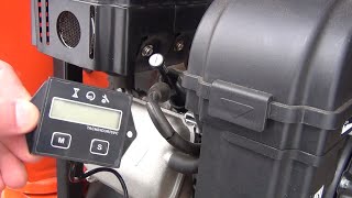 How To Use a Small Engine Tachometer amp Set Engine Speed  Reviewing the Cheapest One On Amazon [upl. by Bord]