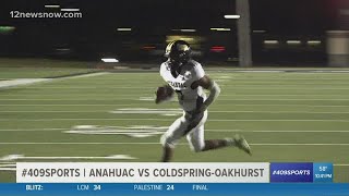 Anahuac High School takes down ColdspringOakhurst 30  6 [upl. by Haelat421]