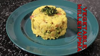 How To Make VEGETABLE MILLET UPMA  Dr SARALA [upl. by Asiela]