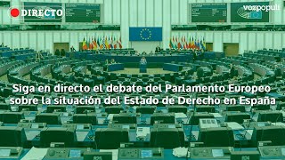 🔴 EN DIRECTO  El Parlamento Europeo debate sobre el Estado de Derecho en España por la amnistía [upl. by Merrel]