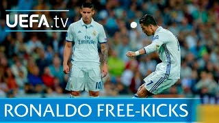 Cristiano Ronaldo 5 great freekicks [upl. by Oknuj]