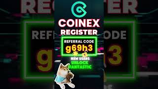 CoinEx Register Using Referral Code quotg69h3quot Today  Crypto Kickstart [upl. by Janel]