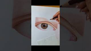 Real Eye Drawing art drawing tutorial stepbystep [upl. by Jesher]