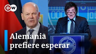 Gobierno alemán reacciona con cautela a la elección de Milei en Argentina [upl. by Haliak]