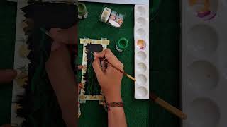 Bookmark painting  Easy acrylic painting for beginners [upl. by Namyac]