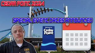 Cedar Point 2024 CoasterMania Winter Chill Out HalloWeekends and special event dates announced [upl. by Letnwahs]