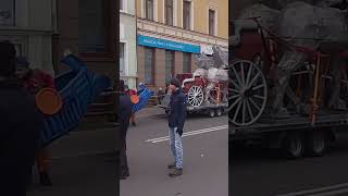 Parada Imieniny Św Marcin history poznań [upl. by Aridnere]