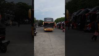 KYM Trans Grand Captain otw jakarta kymtrans busmania busbalap [upl. by Ormsby]