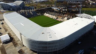 103 Budowa stadionu Wisły Płock  12022022 [upl. by Nerradal]