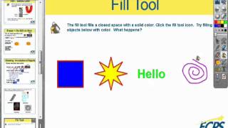 ActivInspire Basics Fill Tool  Text Trick [upl. by Lia]