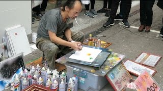 Amazing Street Artist  Taipei Taiwan [upl. by Sydel]