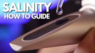 PERFECT Reef Tank Salinity How To Guide  FAST EASY and Reliable [upl. by Htebazil]