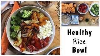 Healthy RICE BOWL Recipe [upl. by Willow]