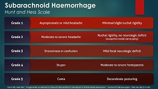 Subarachnoid Hemorrhage SAH Hunt and Hess Scale [upl. by Talmud259]