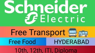 Schneider Electric pvt limited jobs in Hyderabad [upl. by Hattie378]