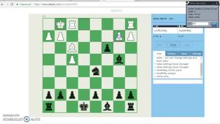 Chess bot at playokcom kurnik using new quotPlay by Keyquot feature read description [upl. by Amalita]