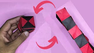 Paper Toy Anti Stress Transformer  Origami  DIY Crafts Easy [upl. by Kentigerma]