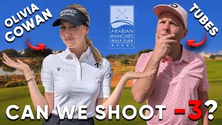 Epic Hilarious Scramble With Tour Pro Olivia Cowan 🏌️‍♂️🏌🏼‍♀️😂 Arabian Ranches Golf Club [upl. by Ikila127]