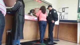 How To Get Arrested Lady gets arrested for check fraud at a check cashing store [upl. by Atekram668]