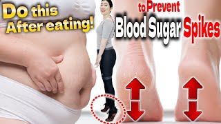 Do Heel UpDowns Within 5 min After Eating to Prevent Blood Sugar Spikes and Lose Weight [upl. by Eterg]