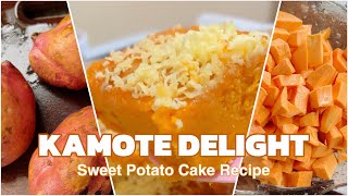 KAMOTE DELIGHT  SWEET POTATO CAKE RECIPE [upl. by Eralc]