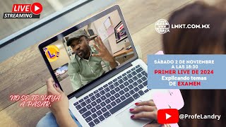 Sábado 2 de Noviembre a las 1830 Primer Live de 2024 Explicando temas de examen😊✅❤️❤️ [upl. by Einhpets]