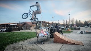 Dad Crashes on BMX Bike [upl. by Ahsoem915]