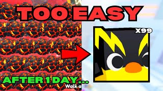 🤑How to EASILY Get the Huge Electric Penguin  Pet Simulator 99 [upl. by Colfin]